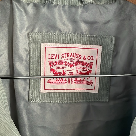 Levi’s Bubble Corduroy Puffer Court Sage Green size XL - Picture 7 of 9